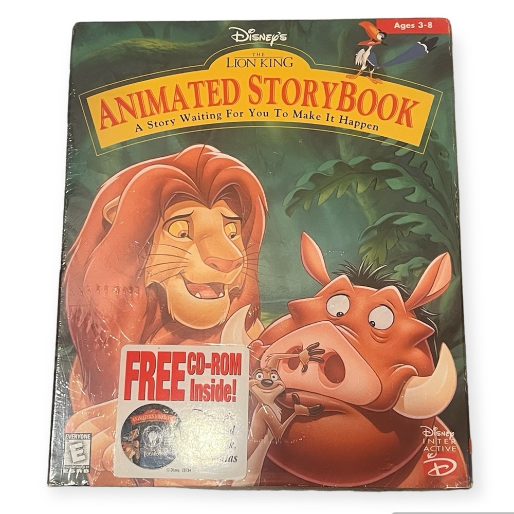 Vintage Disney The Lion King Animated Story Book